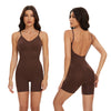 Fashion Seamless Cross-Border Hot Selling Yoga Postpartum Hip Lifting Body Shaping Belly Contraction Backless Siamese Boxer Body Corset