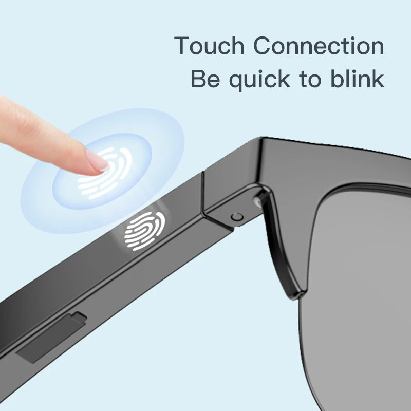 F06 Wireless Bluetooth Smart Glasses Headphones, Waterproof Stereo Android