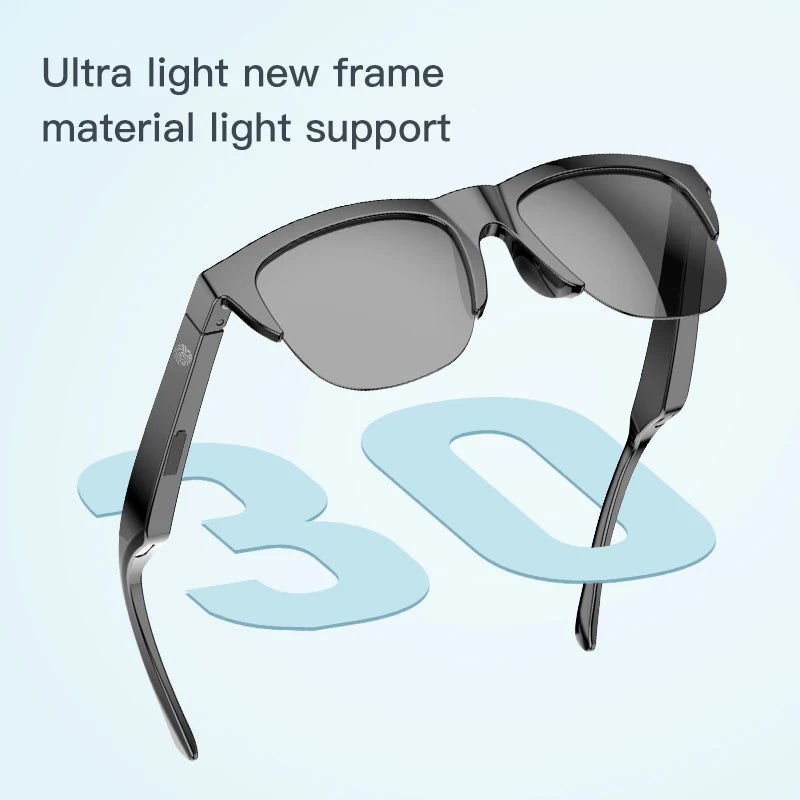 F06 Wireless Bluetooth Smart Glasses Headphones, Waterproof Stereo Android