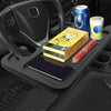 Steering Wheel Car Laptop Computer Desk Portable Dining Table Bracket Eat Work Remotely Car Drink Food Coffee Tray Board