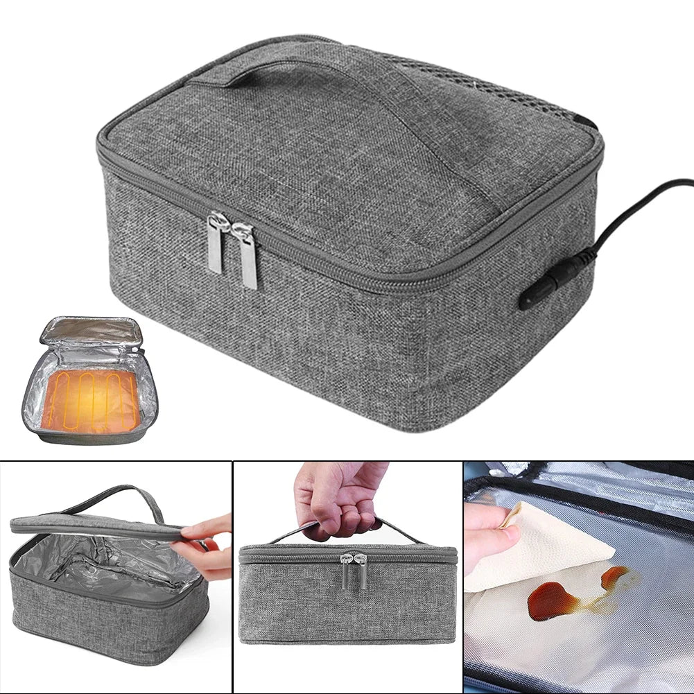 Insulated Lunch Bag Electric Thermal USB Heating Lunch Bag  Portable Food Warmer Box Travel Hiking Outdoor Camping Lunch Bag New