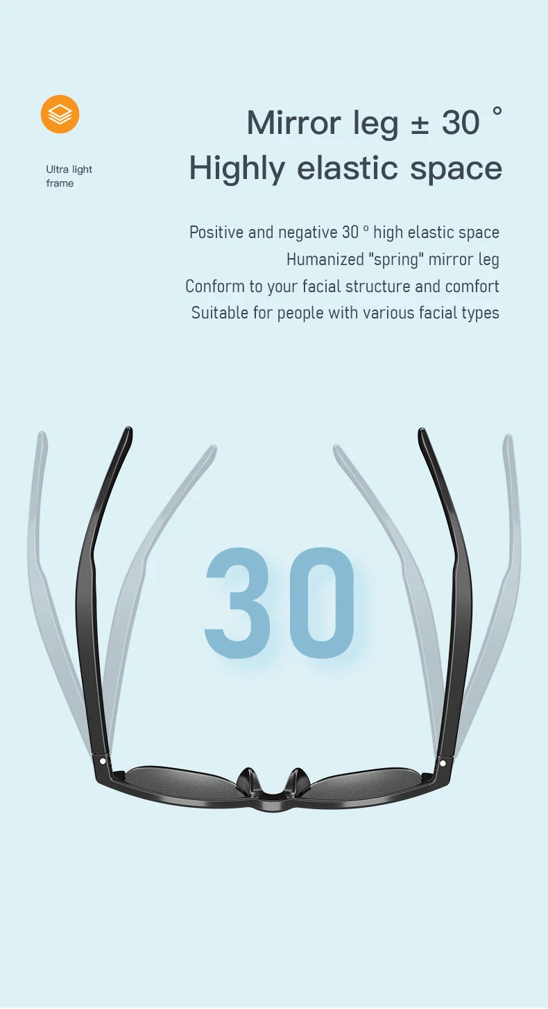 F06 Wireless Bluetooth Smart Glasses Headphones, Waterproof Stereo Android